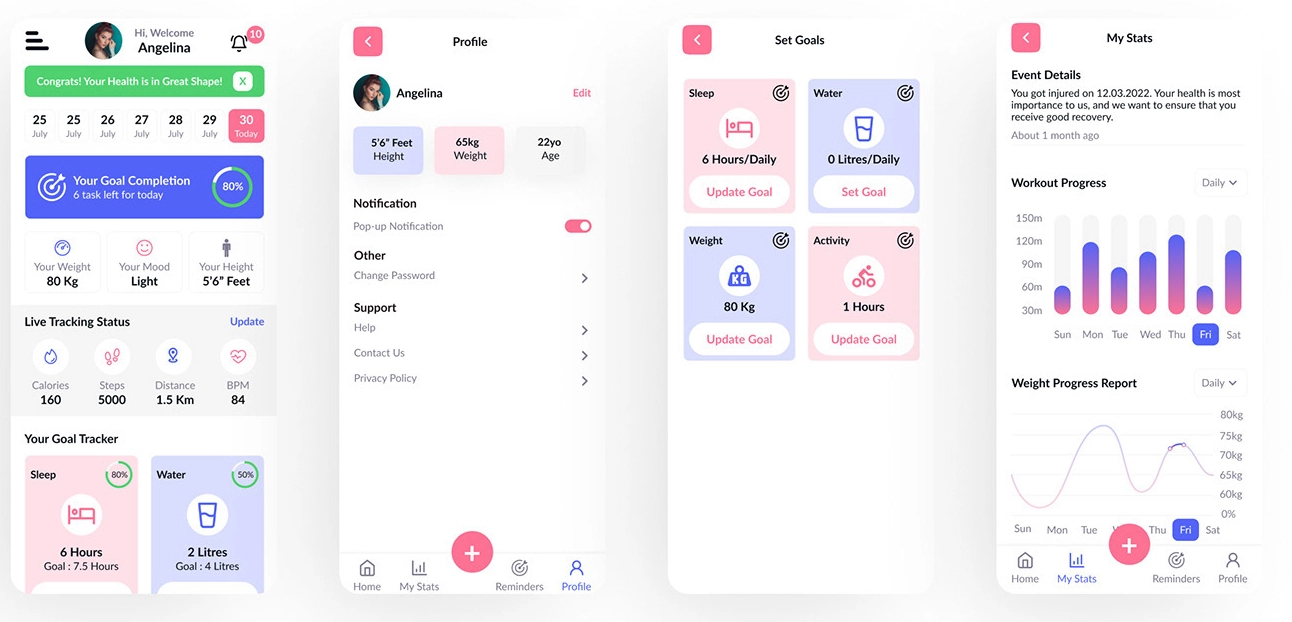 Mobile App Built with Flutter for a HealthTech Startup